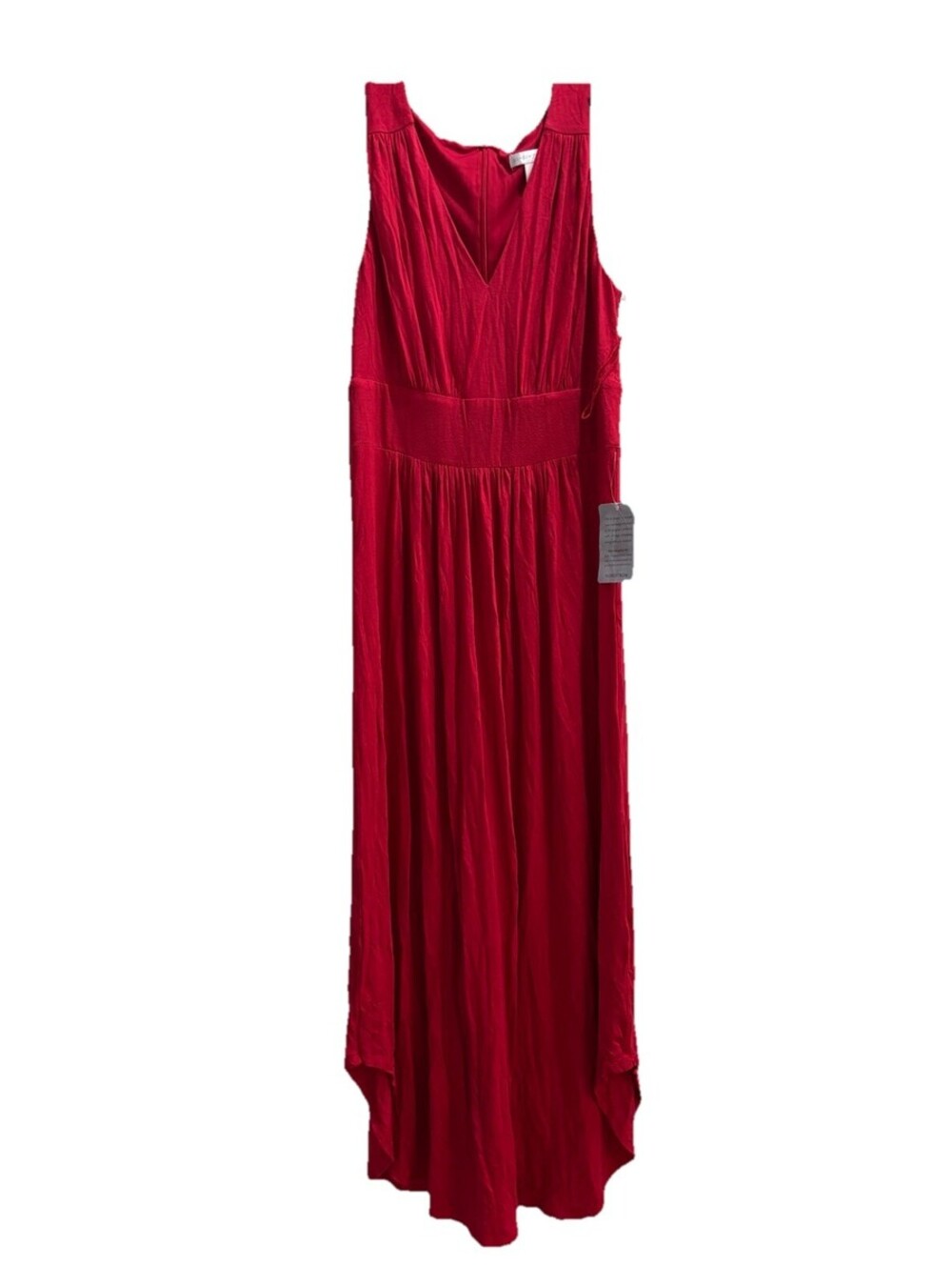 London Times Nordstrom Sleeveless Tank Dress Red Size M NWT Zipper Back